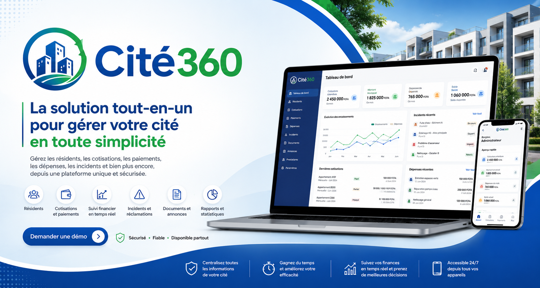 Cité 360 — Plateforme de gestion